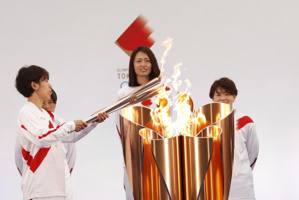 انطلاق شعلة الألعاب الأولمبية من المنطقة المنكوبة
